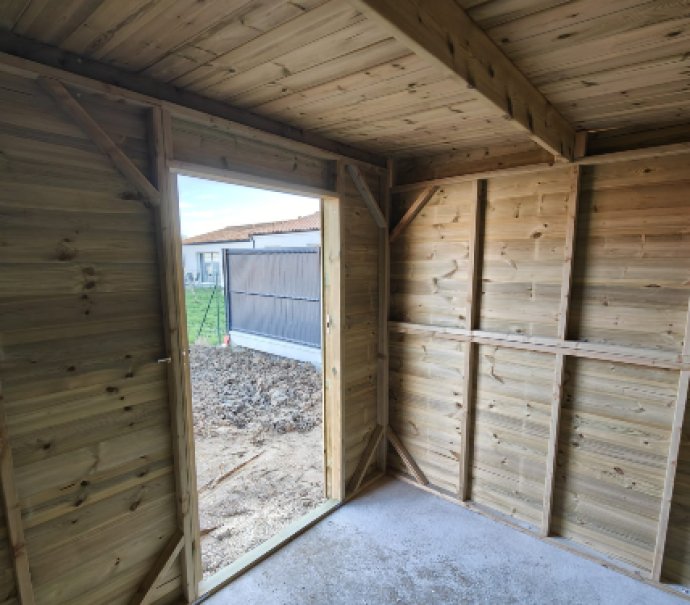 Abri de jardin en bois - Vintage